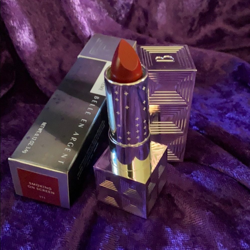 Belle en Argent lipstick shade “smoking on screen”